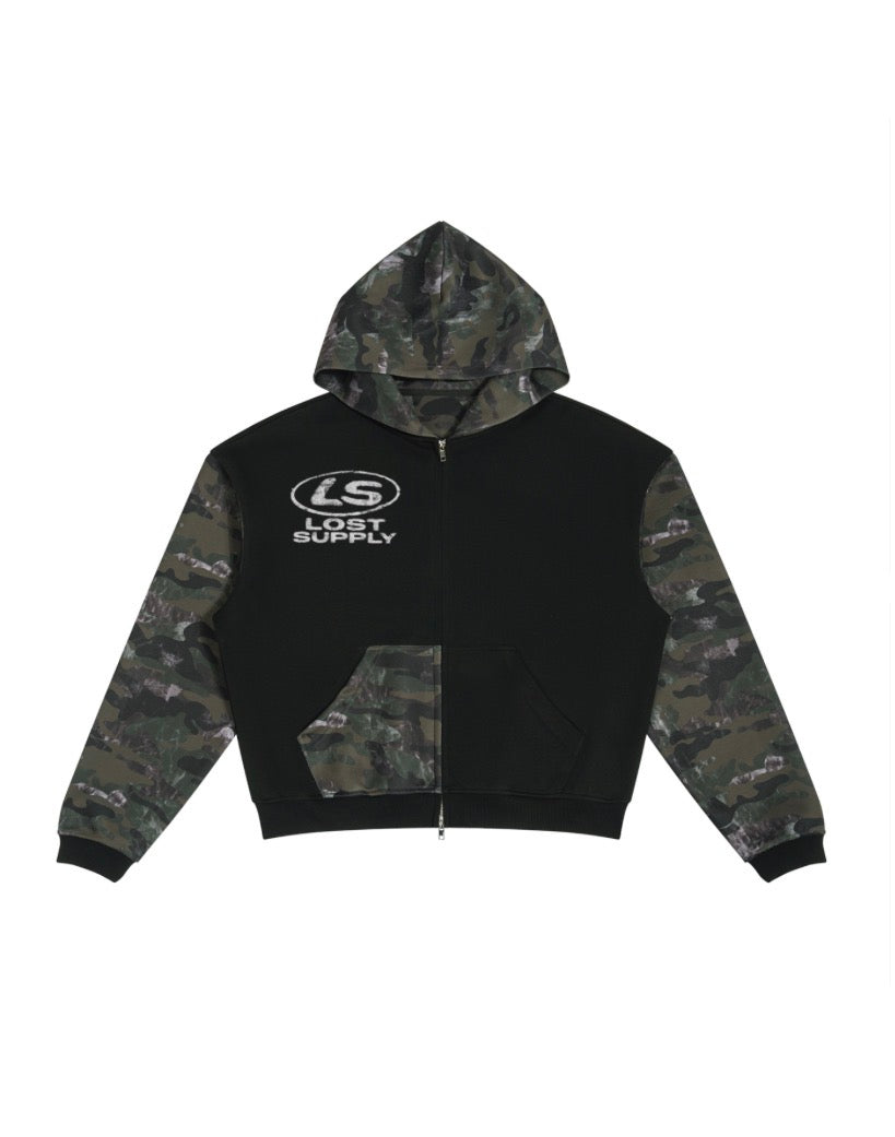 LOST TERRITORY ZIP-UP HOODIE (pre order)
